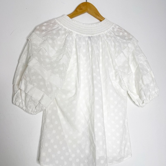Rails Paris White Embroidered Daisies Blouse – XS – NWT - Picture 3 of 8